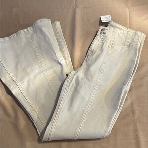 Shyanne Ivory Flare Jeans